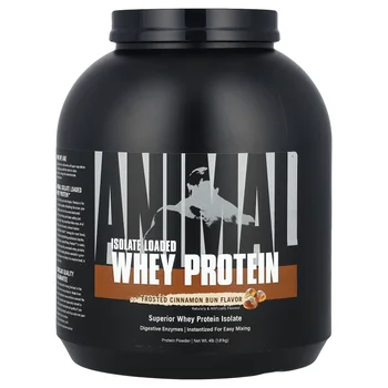 Isolate Loaded Whey Protein Powder, Frosted Cinnamon Bun, 4 lb (1.81 kg)