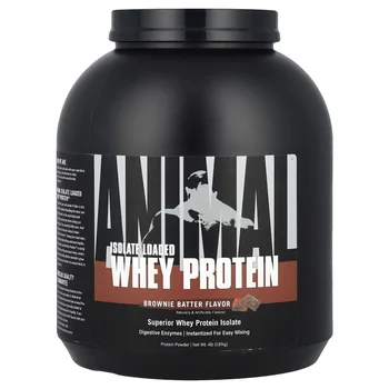Isolate Loaded Whey Protein, Brownie Batter, 4 lb (1.81 kg)