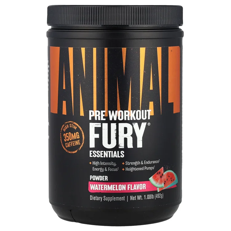 Fury®, Essentials, Pre Workout, Watermelon, 1.08 lb (492 g) image 1