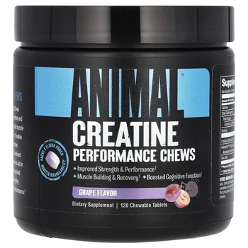 Creatine Performance Chews, Grape, 120 Chewable Tablets