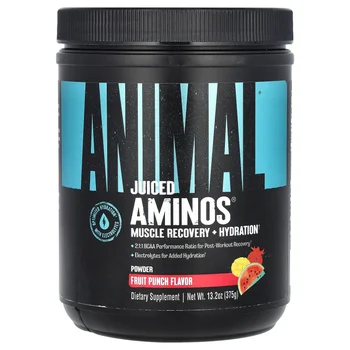 Juiced Aminos® Powder, Fruit Punch, 13.2 oz (375 g)