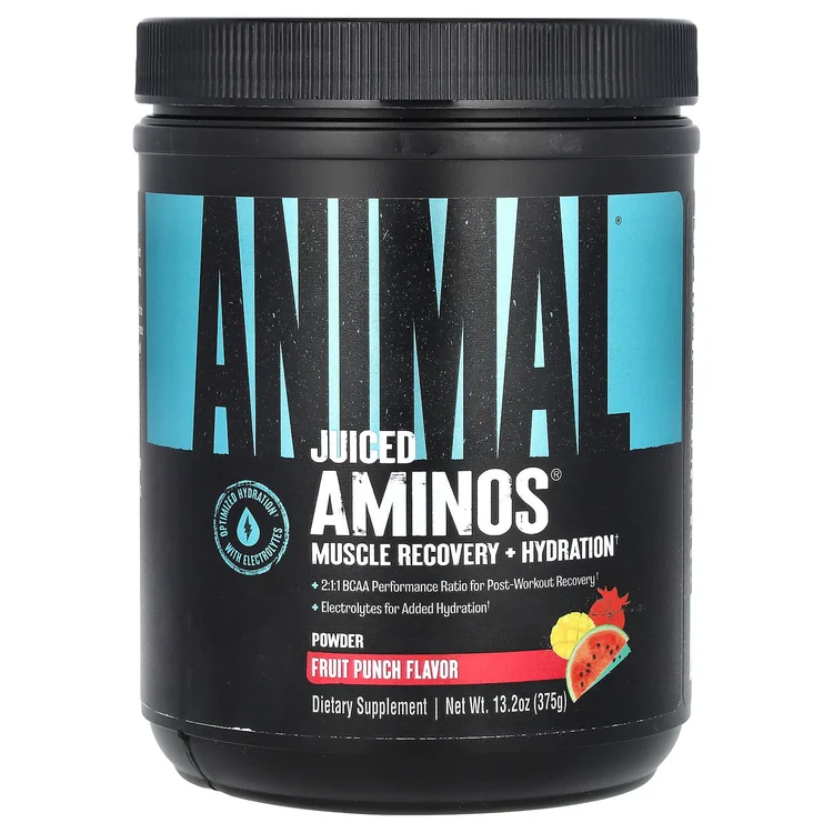 Juiced Aminos® Powder, Fruit Punch, 13.2 oz (375 g) image 1