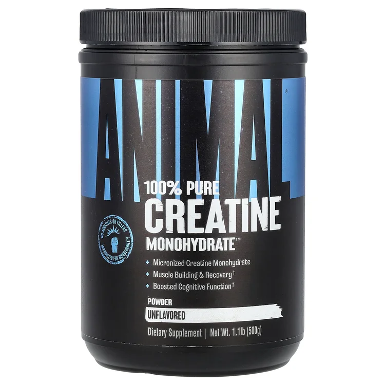 100% Pure Creatine Monohydrate™ Powder, Unflavored, 1.1 lb (500 g) image 1