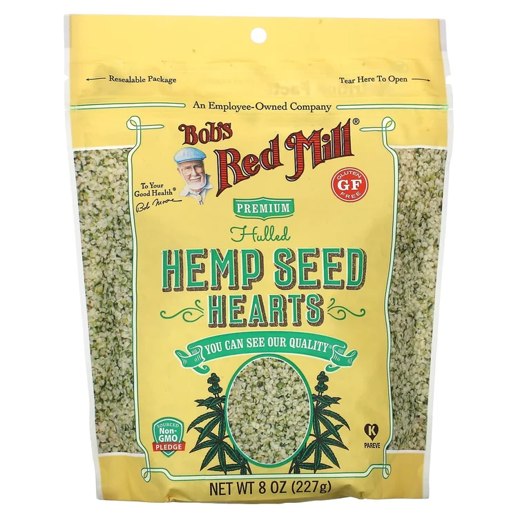 Hulled Hemp Seed Hearts, 8 oz (227 g) image 1