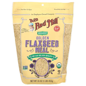 Organic Golden Flaxseed Meal, 16 oz (453 g)