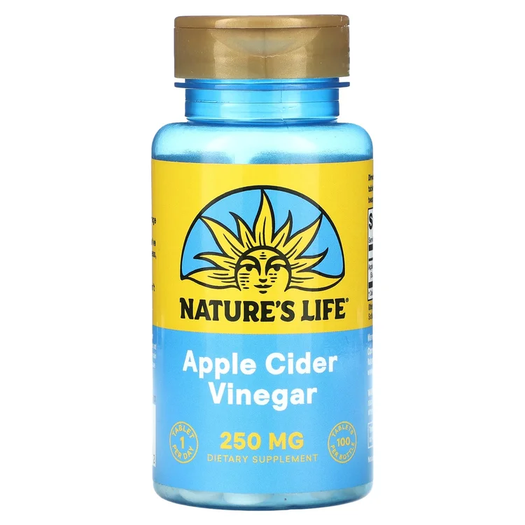 Apple Cider Vinegar, 250 mg, 100 Tablets image 1