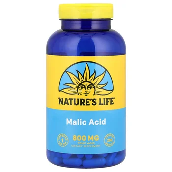 Malic Acid, 800 mg, 250 Capsules