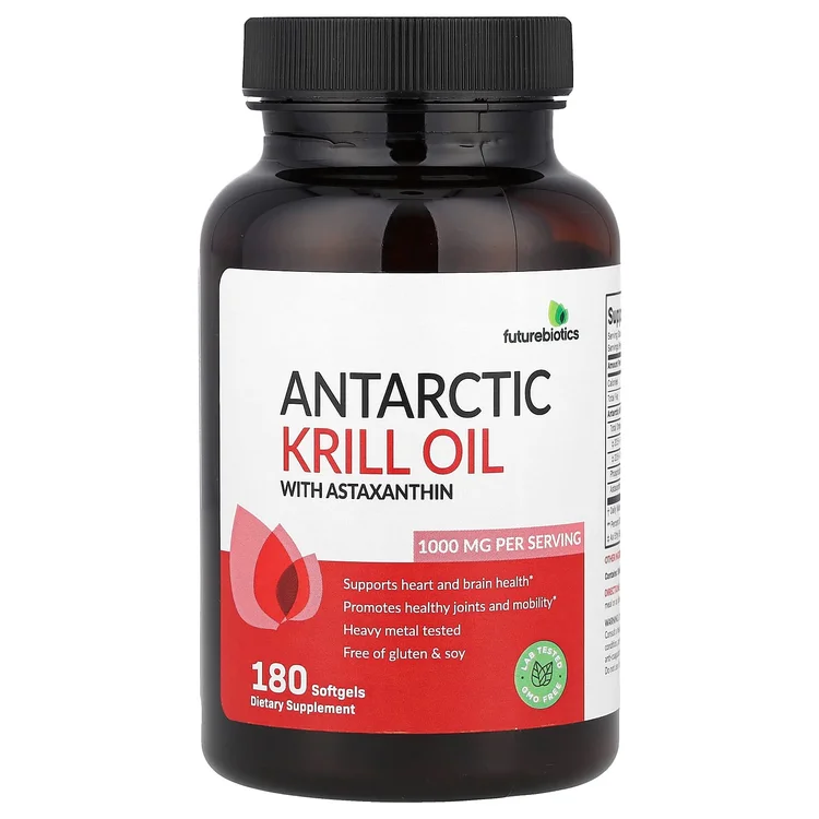 Antarctic Krill Oil with Astaxanthin, 180 Softgels image 1