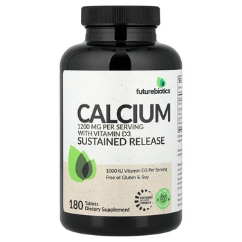 Calcium With Vitamin D3, Sustained Release, 180 Tablets