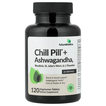 Chill Pill® + Ashwagandha, 120 Vegetarian Tablets
