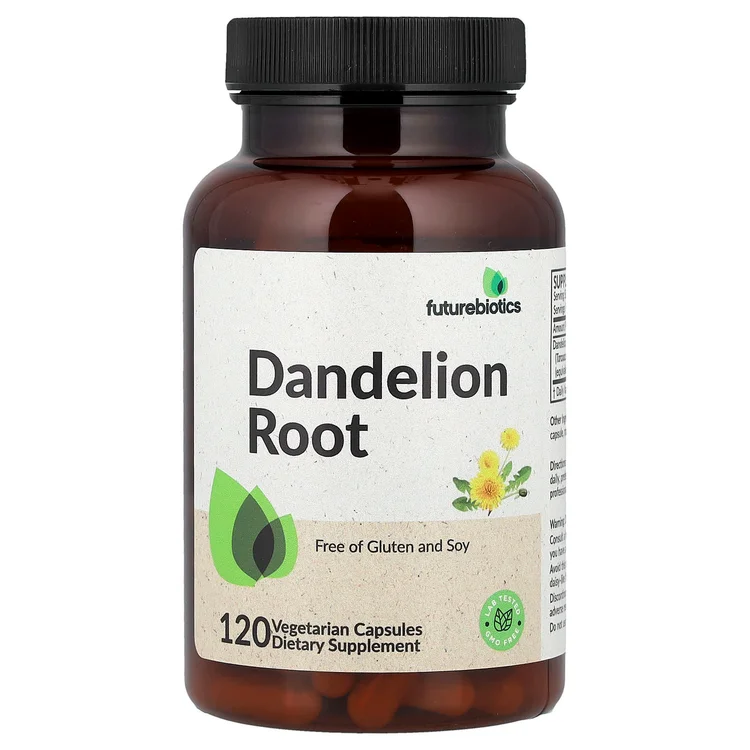Dandelion Root , 120 Vegetarian Capsules (125 mg per Capsule) image 1