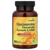 Glucosamine, Chondroitin, Turmeric & MSM, 90 Capsules