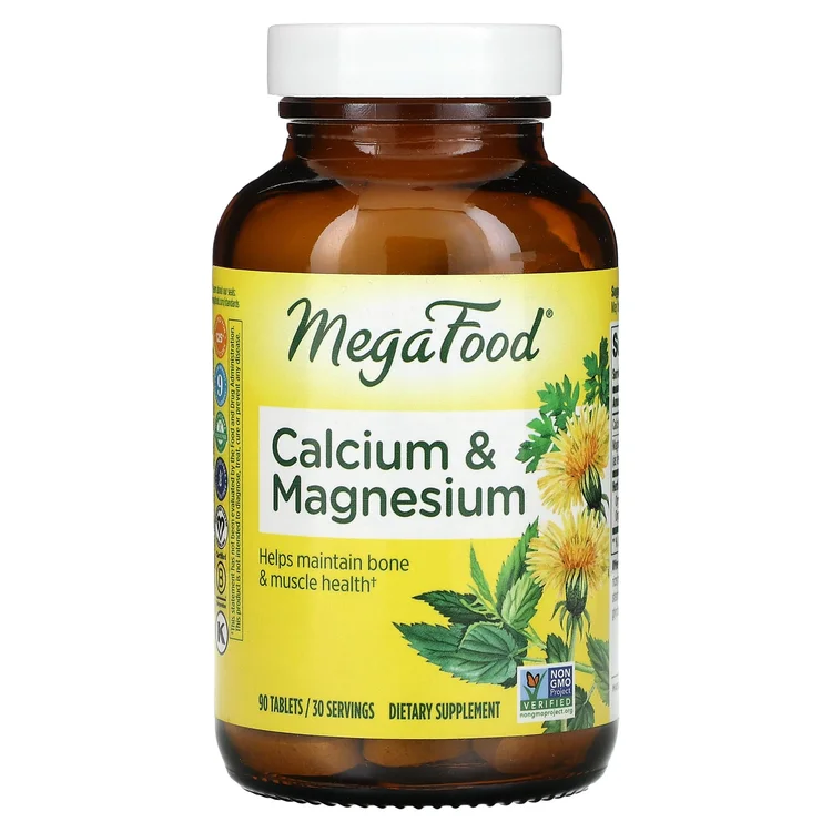 Calcium & Magnesium, 90 Tablets image 1