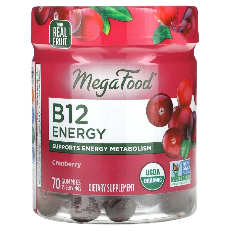 B12 Energy, Cranberry, 70 Gummies image 1
