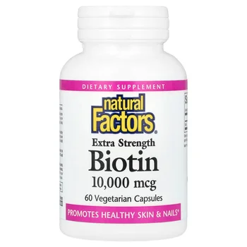 Biotin, 10,000 mcg, 60 Vegetarian Capsules