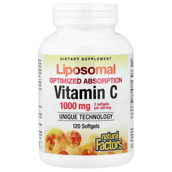Liposomal Vitamin C, 120 Softgels (500 mg per Softgel)