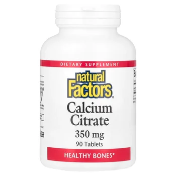 Calcium Citrate, 350 mg, 90 Tablets