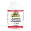 Chromium & Vanadium, 125 mcg, 90 Capsules