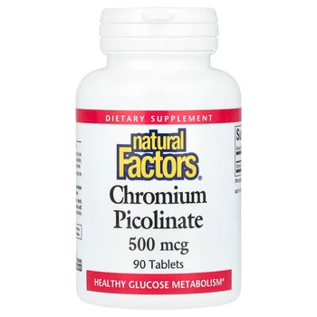 Chromium Picolinate, 500 mcg, 90 Tablets
