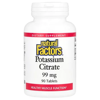 Potassium Citrate, 99 mg, 90 Tablets