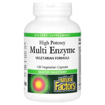 High Potency, Multi Enzyme, 120 Vegetarian Capsules