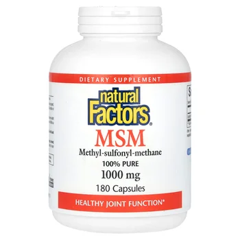 MSM, Methyl-Sulfonyl-Methane, 1,000 mg, 180 Capsules