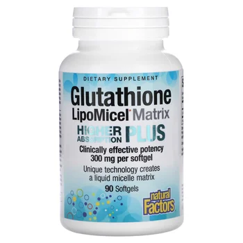 Glutathione LipoMicel Matrix, 300 mg, 90 Softgels