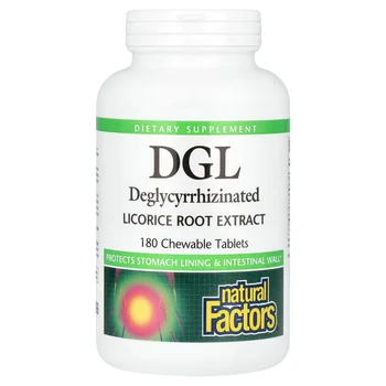 DGL, Deglycyrrhizinated Licorice Root Extract, 180 Chewable Tablets