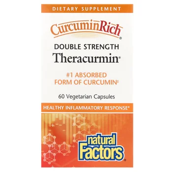 CurcuminRich®, Theracurmin®, 60 mg, 60 Vegetarian Capsules