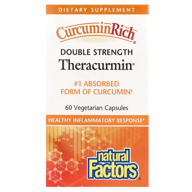 CurcuminRich®, Theracurmin®, 60 mg, 60 Vegetarian Capsules image 1