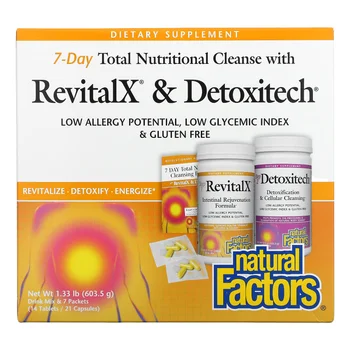 7-Day Total Nutritional Cleansing with RevitalX & Detoxitech, 1.33 lb (603.5 g)