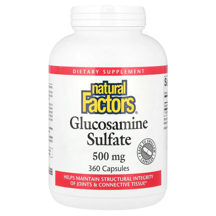 Glucosamine Sulfate, 500 mg, 360 Capsules image 1