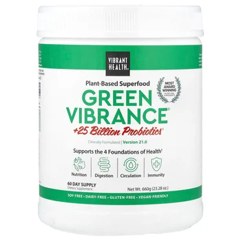 Green Vibrance® +25 Billion Probiotics, Version 21.0, 23.28 oz (660 g)