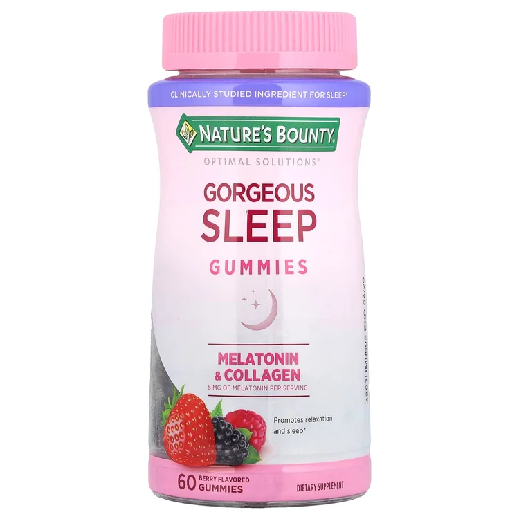 Optimal Solutions®, Gorgeous Sleep Gummies, Berry, 60 Gummies image 1