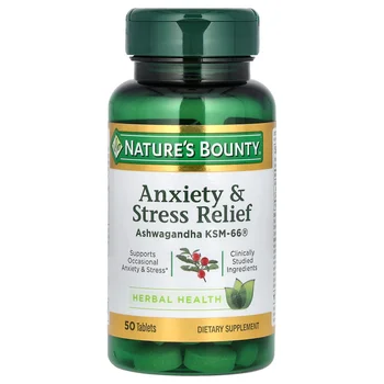 Anxiety & Stress Relief, 50 Tablets