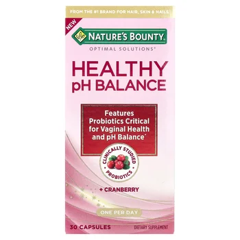 Healthy pH Balance + Cranberry, 30 Capsules