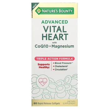 Advanced Vital Heart with CoQ10 + Magnesium , 60 Rapid Release Softgels