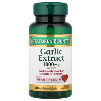Garlic Extract, 1,000 mg, 100 Rapid Release Softgels