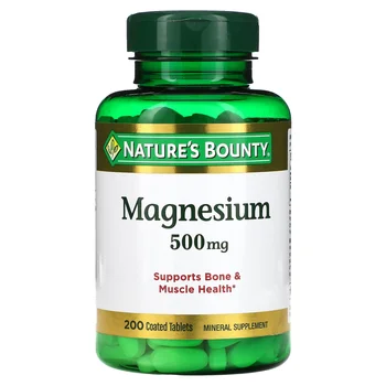 Magnesium, 500 mg, 200 Coated Tablets