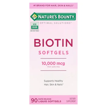 Optimal Solutions®, Biotin Softgels, 10,000 mcg, 90 Rapid Release Liquid Softgels