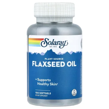 Flaxseed Oil, 100 Softgels (1 g per Softgel)