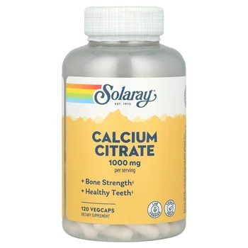 Calcium Citrate, 120 VegCaps (250 mg per Capsule)