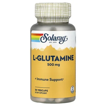 L-Glutamine , 500 mg , 50 VegCaps