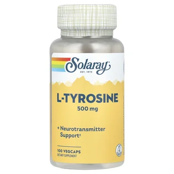 L-Tyrosine, 500 mg, 100 VegCaps