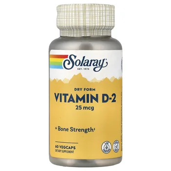Dry Form Vitamin D-2, 25 mcg, 60 VegCaps