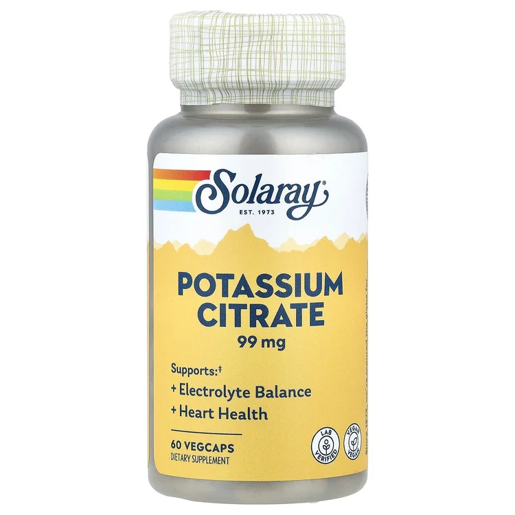 Potassium Citrate , 99 mg , 60 VegCaps image 1