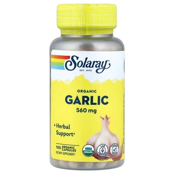 Organic Garlic, 560 mg, 100 Organic Capsules