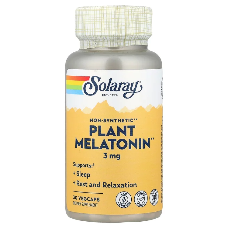 Plant Melatonin, 3 mg, 30 VegCaps image 1