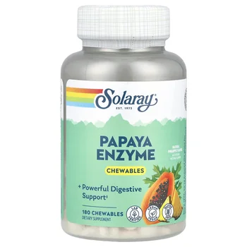 Papaya Enzyme, Natural Pineapple, 180 Chewables