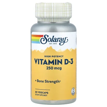 High Potency Vitamin D-3, 250 mcg, 60 Vegcaps
